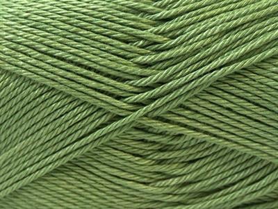 6x50gr. CAMILLA COTTON Merserize Pamuk Haki Yazlık İplikler, Pamuk, %100 Pamuk