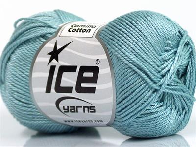 6x50gr. CAMILLA COTTON Merserize Pamuk Açık Mavi Yazlık İplikler, Pamuk, %100 Pamuk