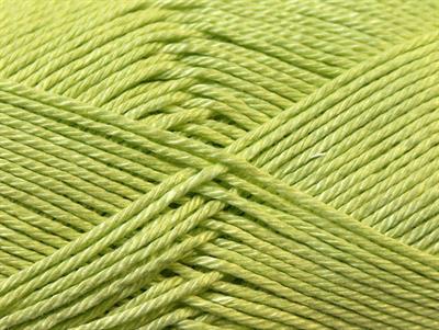 Lot of 6 Skeins Ice Yarns CAMILLA COTTON (100% Mercerized Cotton) Yarn Light Green