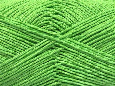 6x50gr. CAMILLA COTTON Merserize Pamuk Açık Yeşil Yazlık İplikler, Pamuk, %100 Pamuk