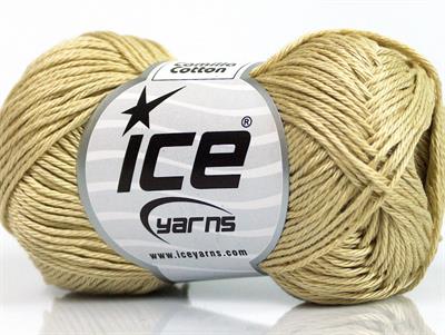 6x50gr. CAMILLA COTTON Merserize Pamuk Açık Haki Yazlık İplikler, Pamuk, %100 Pamuk