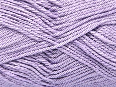 Lot of 6 Skeins Ice Yarns CAMILLA COTTON (100% Mercerized Cotton) Yarn Light Lilac