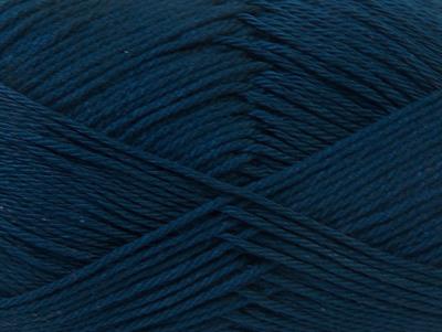 Lot of 6 Skeins Ice Yarns CAMILLA COTTON (100% Mercerized Cotton) Yarn Navy