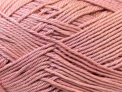 Lot of 6 Skeins Ice Yarns CAMILLA COTTON (100% Mercerized Cotton) Yarn Rose Pink