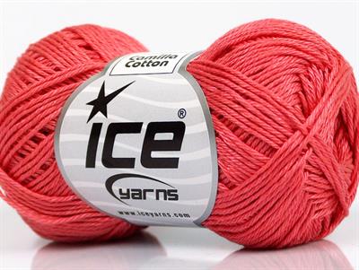 6x50gr. CAMILLA COTTON Merserize Pamuk Somon Yazlık İplikler, Pamuk, %100 Pamuk