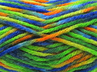 4x100gr. CARNIVAL Yün, Premium Akrilik Altın, Yeşil Tonları, Mavi Tonları Kışlık, Yün, Batik Desenli, Kalın, Akrilik