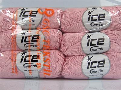 6x50gr. CECILIA COTTON Merserize Pamuk Bebe Pembesi Yazlık İplikler, Pamuk, %100 Pamuk