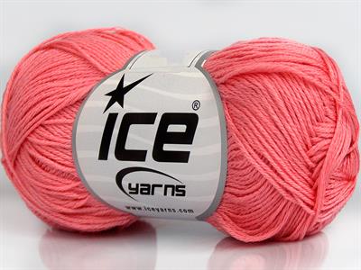 6x50gr. CECILIA COTTON Merserize Pamuk Açık Somon Yazlık İplikler, Pamuk, %100 Pamuk