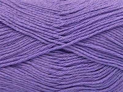 6x50gr. CECILIA COTTON Merserize Pamuk Leylak Yazlık İplikler, Pamuk, %100 Pamuk