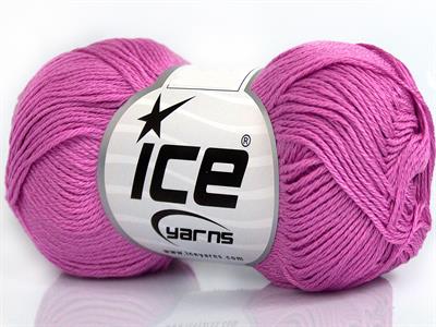 6x50gr. CECILIA COTTON Merserize Pamuk Pembe Yazlık İplikler, Pamuk, %100 Pamuk