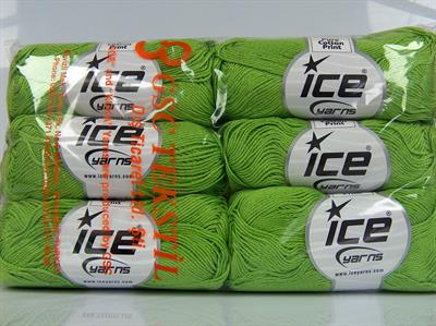 6x50gr. CECILIA COTTON Merserize Pamuk  Yazlık İplikler, Pamuk, %100 Pamuk