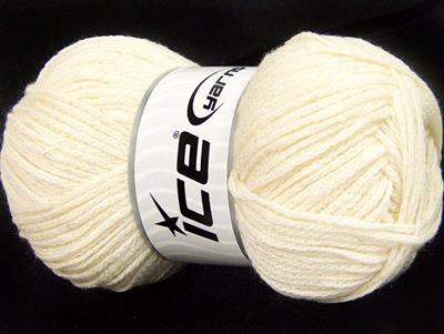 4x100gr. CHAIN PAILLETTE Akrilik Krem Boncuklu Pullu, Worsted