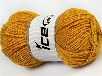 4x100gr. CHAIN PAILLETTE Akrilik Altın Boncuklu Pullu, Worsted