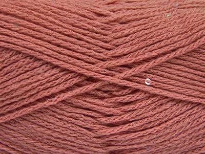 4x100gr. CHAIN PAILLETTE Akrilik Pembe Boncuklu Pullu, Worsted