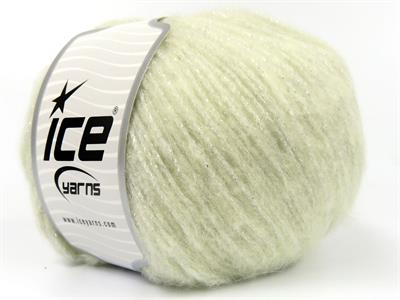 6x50gr. CHARM Ekru Tiftik, Metalik Simli, Akrilik Metalik Simli, Lüks, Kışlık, Yün, Tiftik, Akrilik