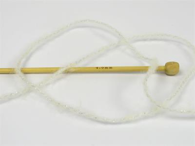 6x50gr. CHARM Ekru Tiftik, Metalik Simli, Akrilik Metalik Simli, Lüks, Kışlık, Yün, Tiftik, Akrilik