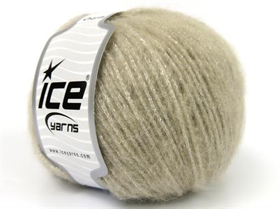 Lot of 6 Skeins Ice Yarns CHARM (10% Superwash Wool 15% Mohair) Yarn Light Camel