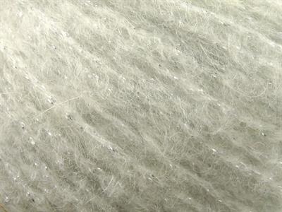 6x50gr. CHARM Tiftik, Metalik Simli, Akrilik Kırık Beyaz Metalik Simli, Lüks, Kışlık, Yün, Tiftik, Akrilik