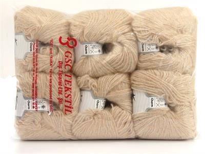 6x50gr. CHARM Tiftik, Metalik Simli, Akrilik Pudra Pembe Metalik Simli, Lüks, Kışlık, Yün, Tiftik, Akrilik