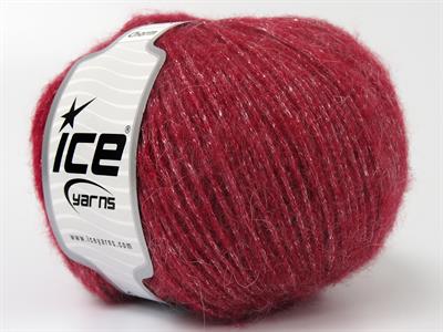 6x50gr. CHARM Tiftik, Metalik Simli, Akrilik Kırmızı Metalik Simli, Lüks, Kışlık, Yün, Tiftik, Akrilik