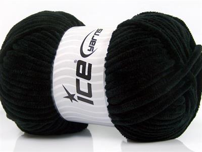4x100gr. CHENILLE BABY Mikro Fiber Siyah Kışlık, Bebe, Şönil, Worsted