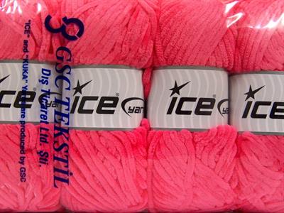 4x100gr. CHENILLE BABY Mikro Fiber Şeker pembe Kışlık, Bebe, Şönil, Worsted