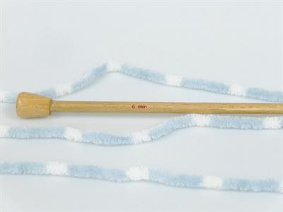 Lot of 4 x 100gr Skeins Ice Yarns CHENILLE BABY COLORS (100% MicroFiber) Yarn Light Blue White