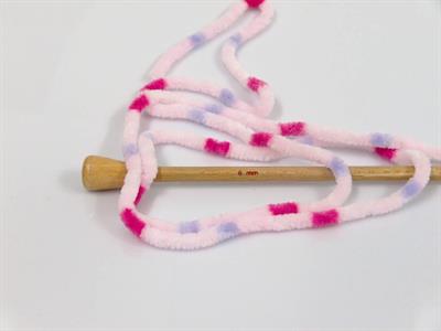 Lot of 4 x 100gr Skeins Ice Yarns CHENILLE BABY COLORS (100% MicroFiber) Yarn Pink Fuchsia Lilac