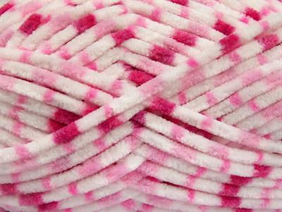 Lot of 4 x 100gr Skeins Ice Yarns CHENILLE BABY COLORS (100% MicroFiber) Yarn Pink Shades