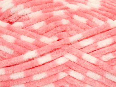 Lot of 4 x 100gr Skeins Ice Yarns CHENILLE BABY COLORS (100% MicroFiber) Yarn Pink White