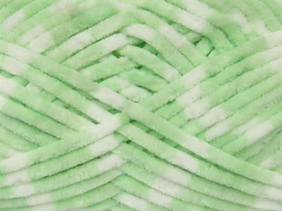 Lot of 4 x 100gr Skeins Ice Yarns CHENILLE BABY COLORS (100% MicroFiber) Yarn Mint Green White