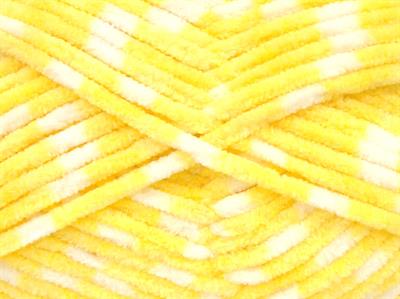 Lot of 4 x 100gr Skeins Ice Yarns CHENILLE BABY COLORS (100% MicroFiber) Yarn Yellow White