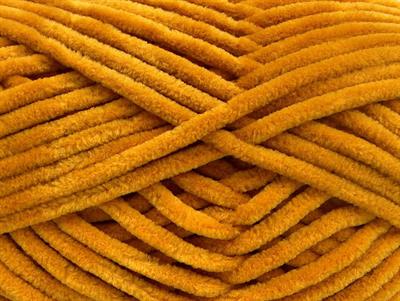 4x100gr. CHENILLE BABY Mikro Fiber Koyu Altın Kışlık, Bebe, Şönil, Worsted