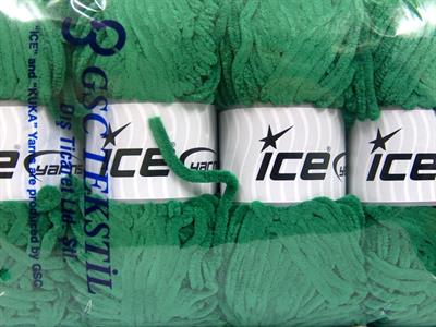 4x100gr. CHENILLE BABY Mikro Fiber Koyu yeşil Kışlık, Bebe, Şönil, Worsted