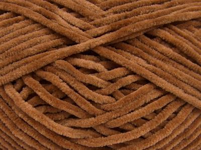4x100gr. CHENILLE BABY LIGHT Mikro Fiber Açık Kahve Kışlık, Bebe, Şönil