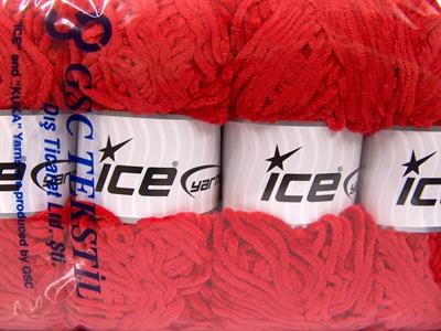 4x100gr. CHENILLE BABY LIGHT Mikro Fiber Koyu kırmızı Kışlık, Bebe, Şönil