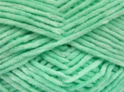 4x100gr. CHENILLE BABY LIGHT Mikro Fiber Açık Yeşil Kışlık, Bebe, Şönil