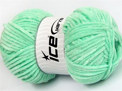 4x100gr. CHENILLE BABY LIGHT Mikro Fiber Açık Yeşil Kışlık, Bebe, Şönil