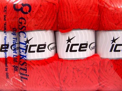 4x100gr. CHENILLE BABY LIGHT Mikro Fiber Kırmızı Kışlık, Bebe, Şönil