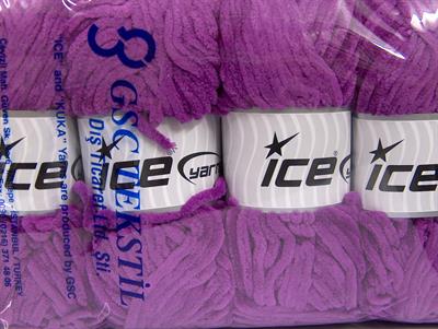 4x100gr. CHENILLE BABY Mikro Fiber Mor Kışlık, Bebe, Şönil, Worsted