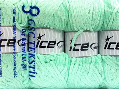 4x100gr. CHENILLE BABY Mikro Fiber Nane Yeşil Kışlık, Bebe, Şönil, Worsted