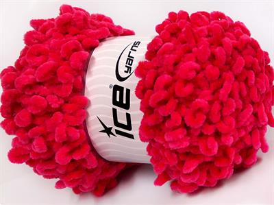 4x100gr. CHENILLE BOUCLERON Mikro Fiber Fuşya Kışlık, Bebe, Şönil, Çok Kalın