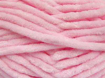 Lot of 2 x 200gr Skeins Ice Yarns CHENILLE SUPERBULKY (100% MicroFiber) Yarn Baby Pink
