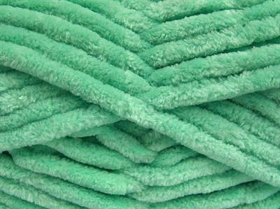 Lot of 2 x 200gr Skeins Ice Yarns CHENILLE SUPERBULKY (100% MicroFiber) Yarn Light Green
