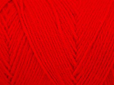 2x170gr. CHICLAYO Akrilik Kırmızı Kışlık, Düz iplikler, Worsted, 100% Akrilik
