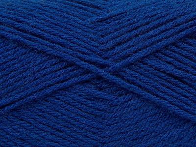 4x100gr. CLASSIC DK Akrilik Koyu laci Kışlık, Düz iplikler, 100% Akrilik