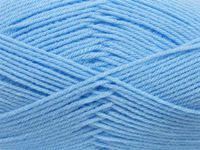 4x100gr. CLASSIC DK Akrilik Bebe Mavisi Kışlık, Düz iplikler, 100% Akrilik