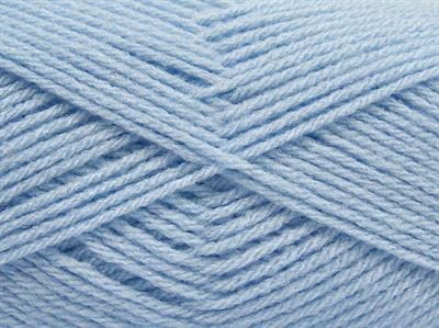 4x100gr. CLASSIC DK Akrilik Bebe Mavisi Kışlık, Düz iplikler, 100% Akrilik