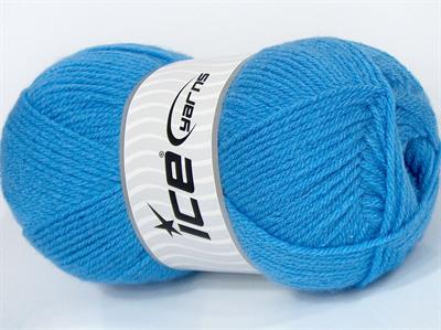 4x100gr. CLASSIC DK Akrilik Mavi Kışlık, Düz iplikler, 100% Akrilik