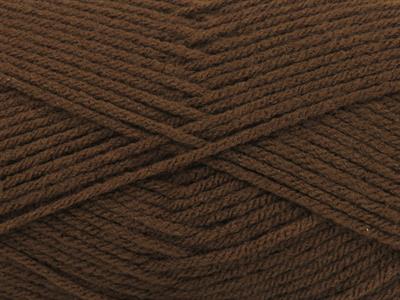 4x100gr. CLASSIC DK Akrilik Koyu Kahverengi Kışlık, Düz iplikler, 100% Akrilik